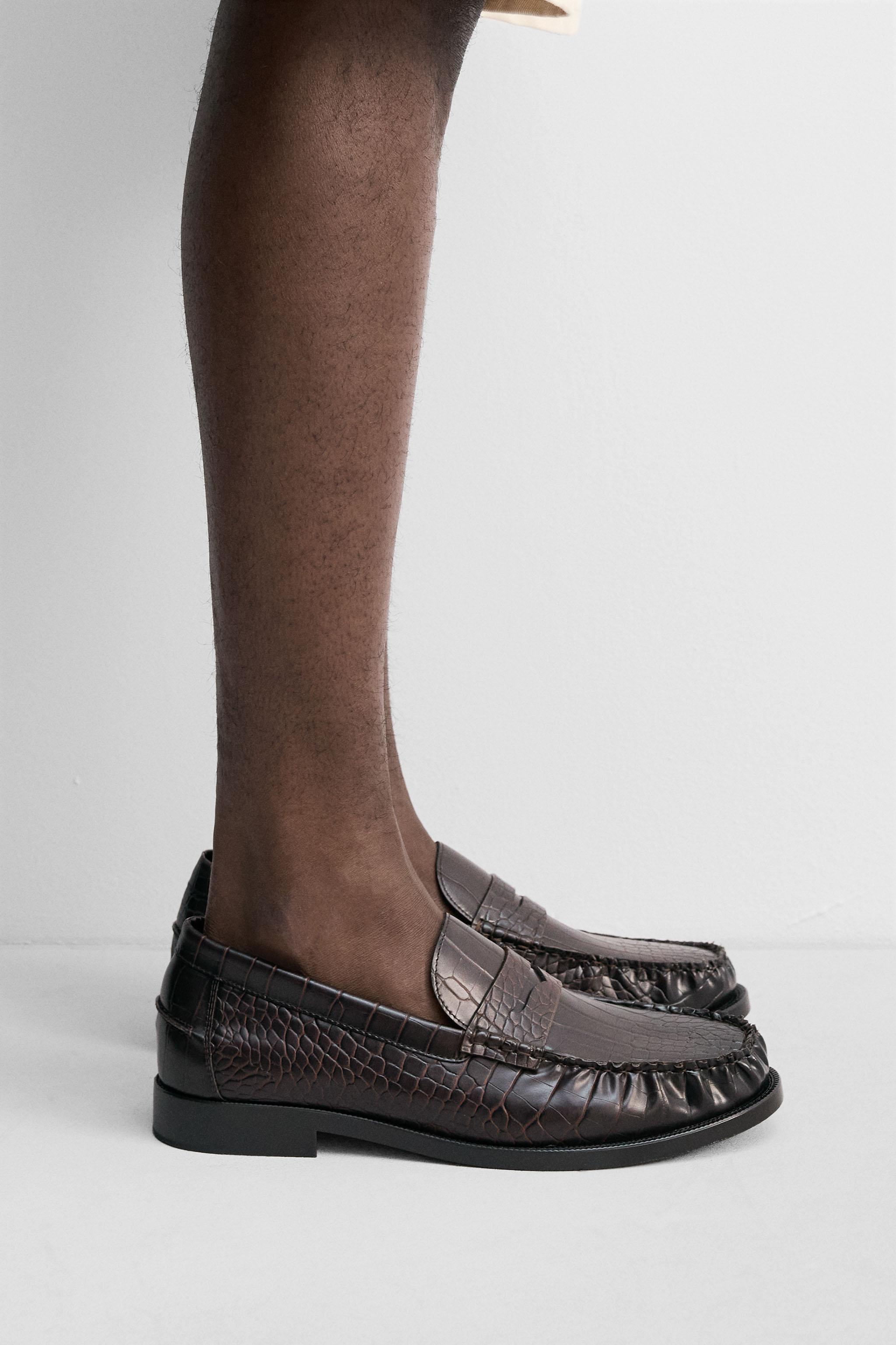 希少♡ラルフローレン クロコ型押し タッセルローファー TOD'S (トッズ ) レザー クロコ型押し ローファー