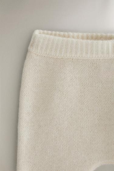 CASHMERE BABY LEGGINGS - Oyster-white by Zara - Image 1