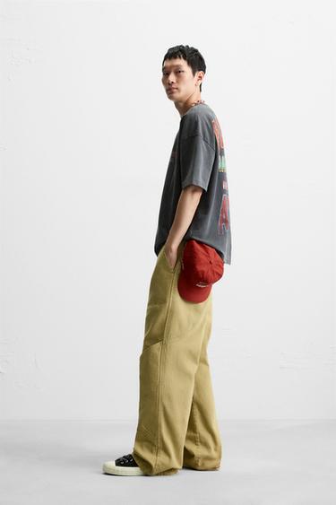 SWEAT DÉLAVÉ IMPRIMÉS - Anthracite foncé de Zara - Image 3