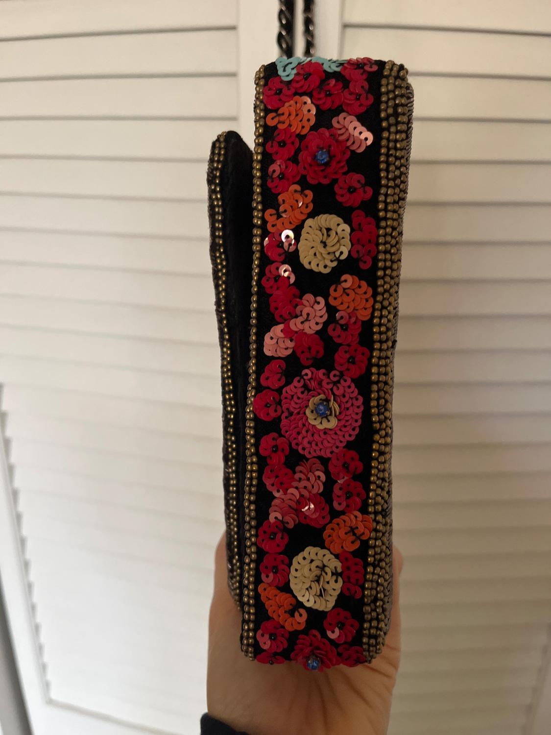 EMBROIDED FLOWER BAG - Image 9