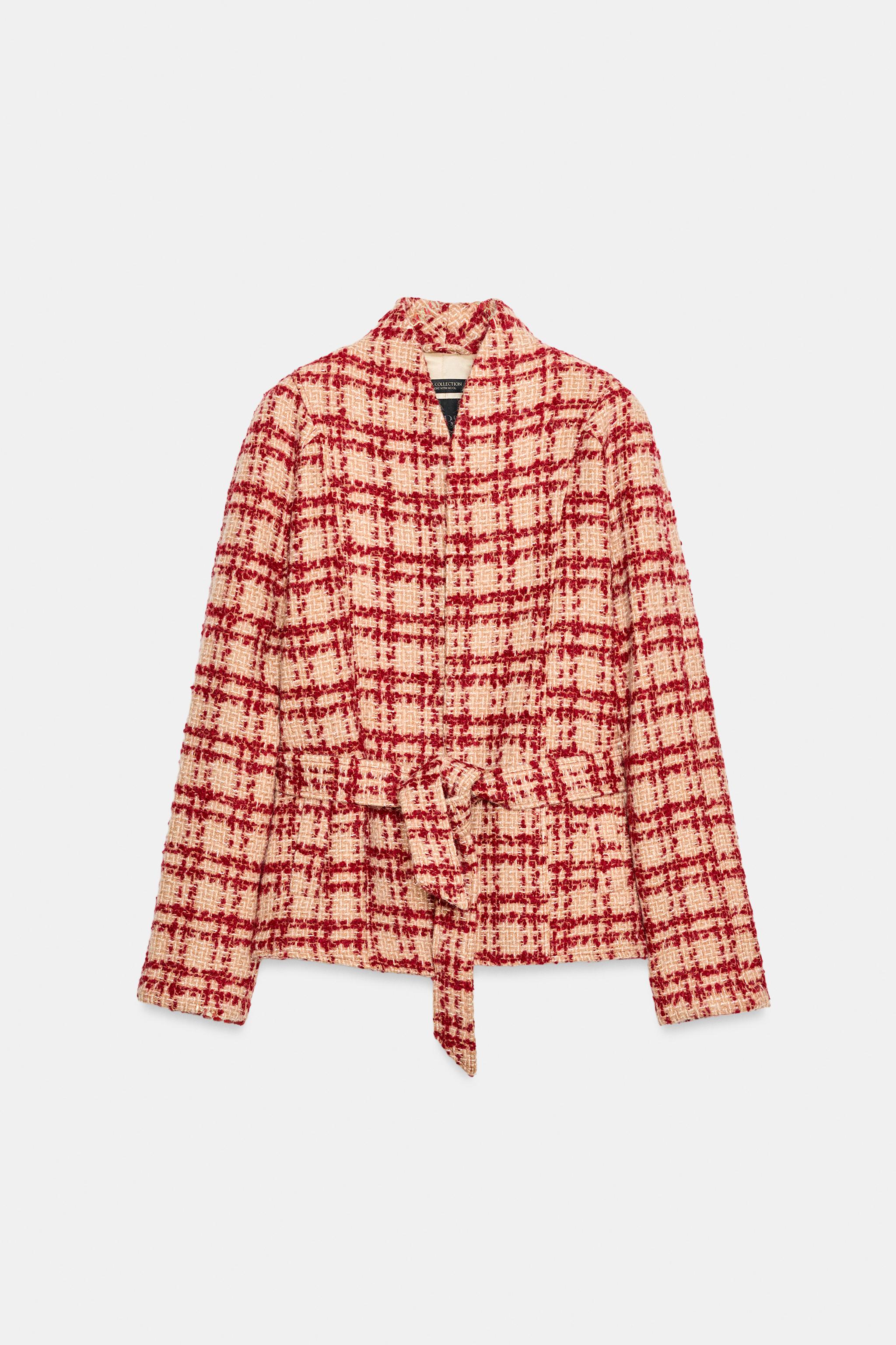 ZW COLLECTION BELTED WOOL JACKET