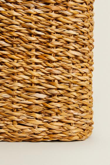 BRAIDED LAUNDRY BASKET - Light beige by Zara - Image 3