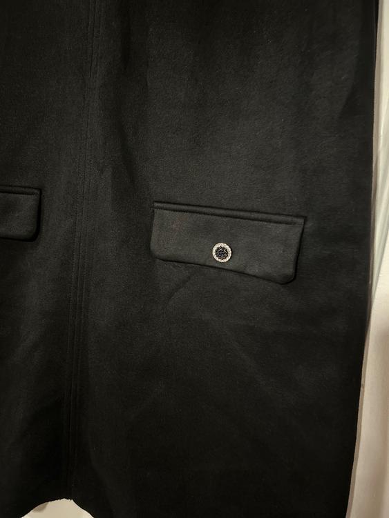 BUTTONED OTTOMAN KNIT DRESS - Image 3