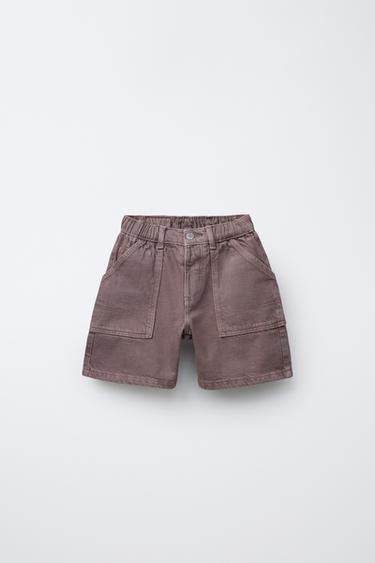 BERMUDA SARGA WORKER - Morado de Zara - Imagen 0
