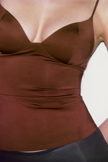 TOP EN MÉLANGE DE POLYAMIDE - Vin de Zara - Image 6