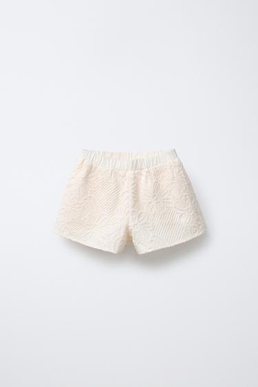 Zara HEKLANE BERMUDE – Ekru