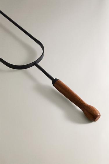 IRON FIREPLACE TONGS - Black by Zara - Image 3