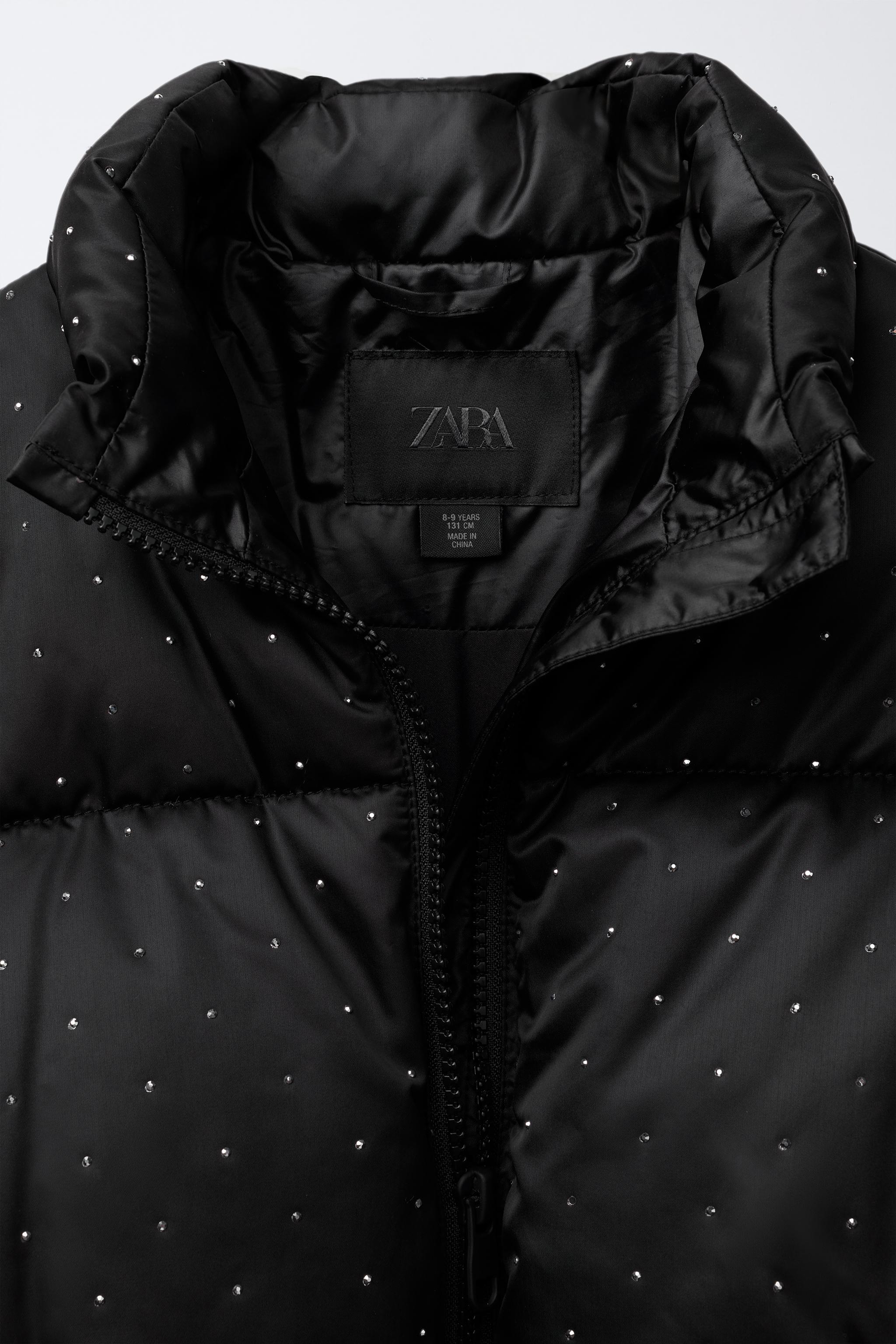 RHINESTONE PUFFER JACKET