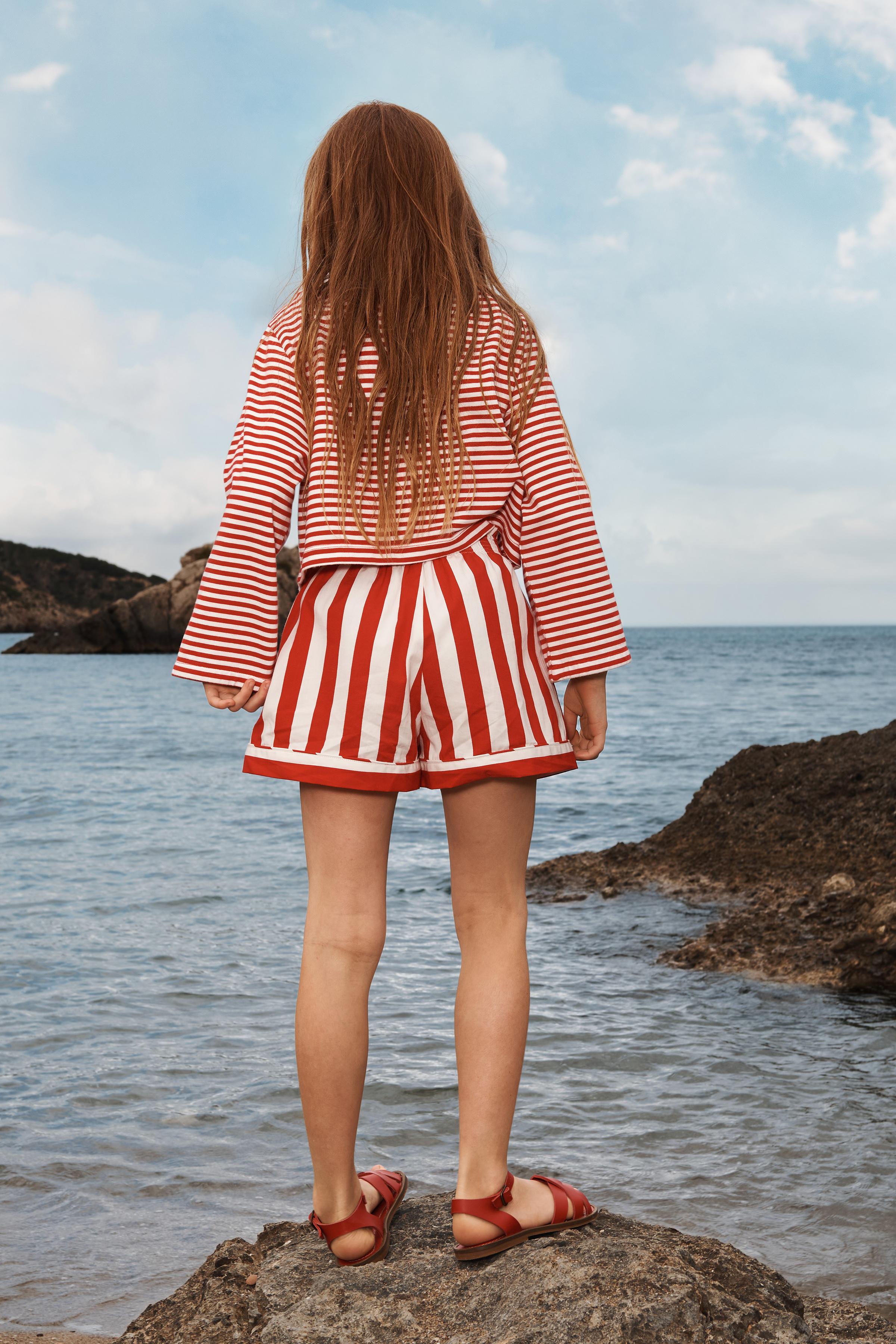 パンツ MAATEE&SONS Ex. C/Li STRIPE EASY SHORTS MAATEE&SONS