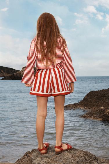STRIPED LIMITED EDITION BERMUDA SHORTS - striped by Zara - Image 1