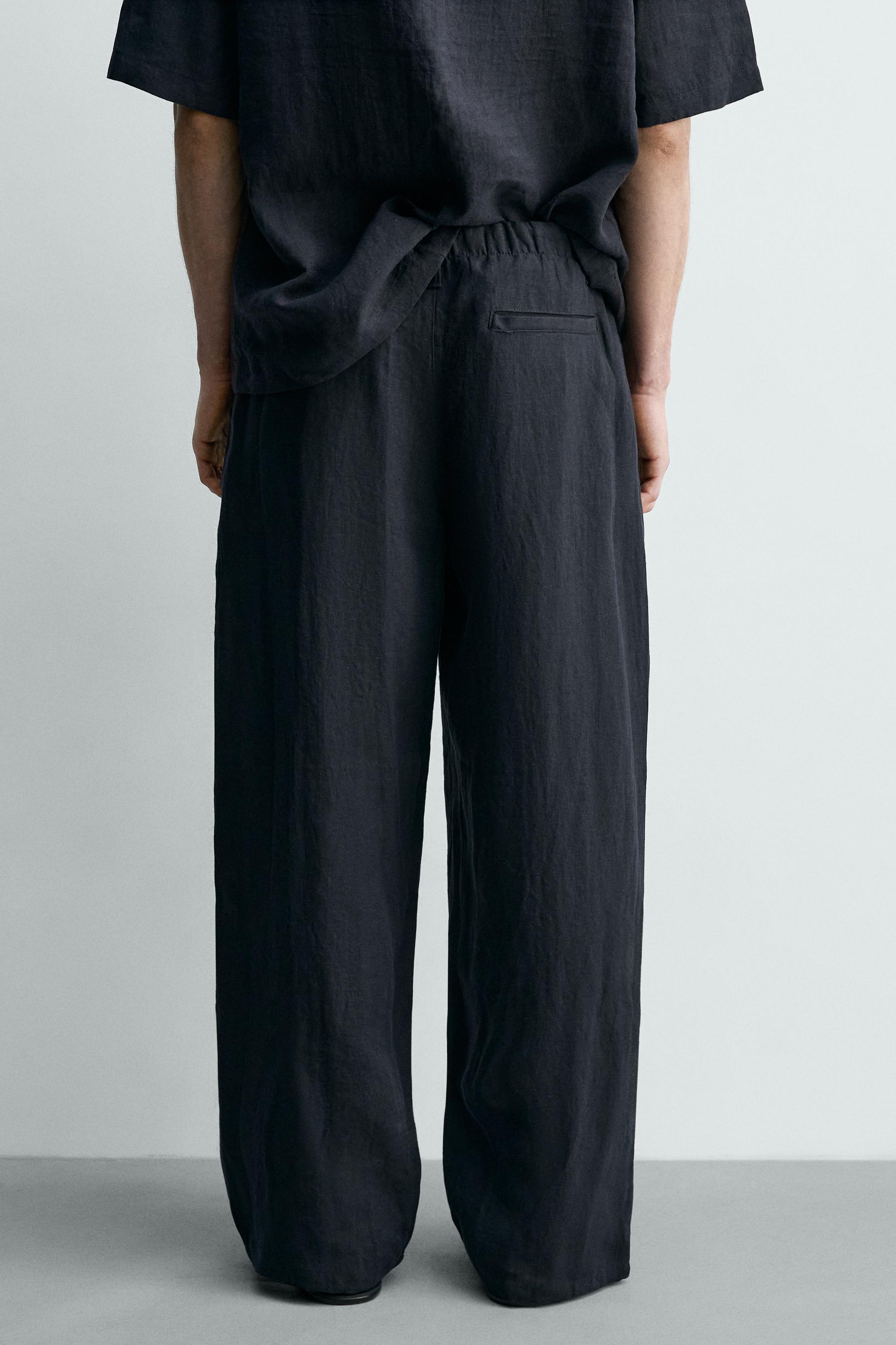 PANTALON RELAXED FIT 100% LIN