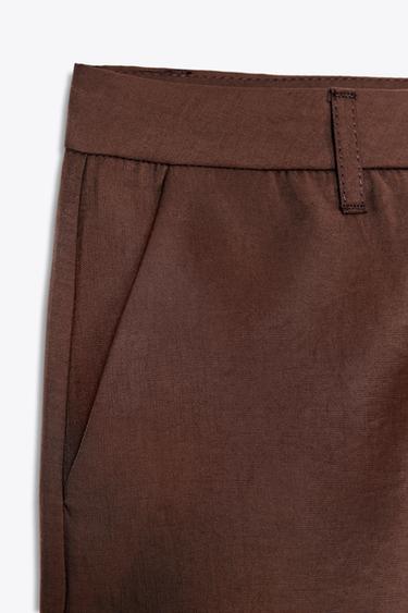 SHORT MINI PASSANTS - Marron chocolat de Zara - Image 6
