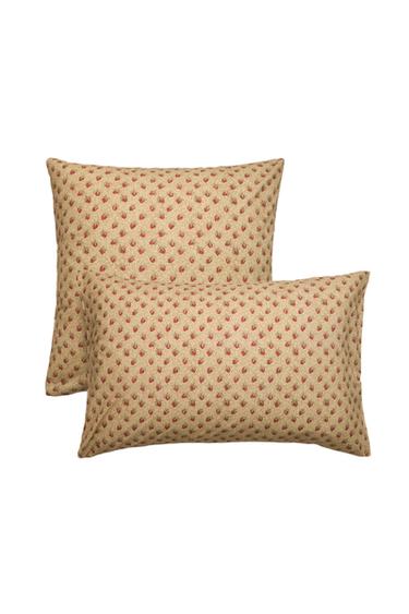 STRAWBERRY PERCALE PILLOWCASE | KATHARINE POLE - Beige by Zara