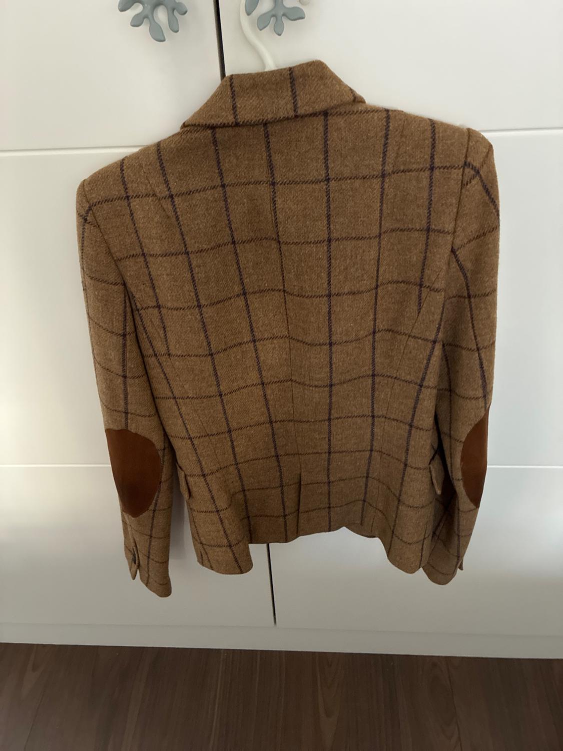 BLAZER DE CUADROS DE TONOS MARRONES Y VERDES - Image 2
