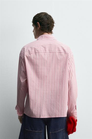 MICKEY MOUSE PATCH STRIPED SHIRT HARRY LAMBERT FOR ZARA X DISNEY - Pink by Zara - Image 2