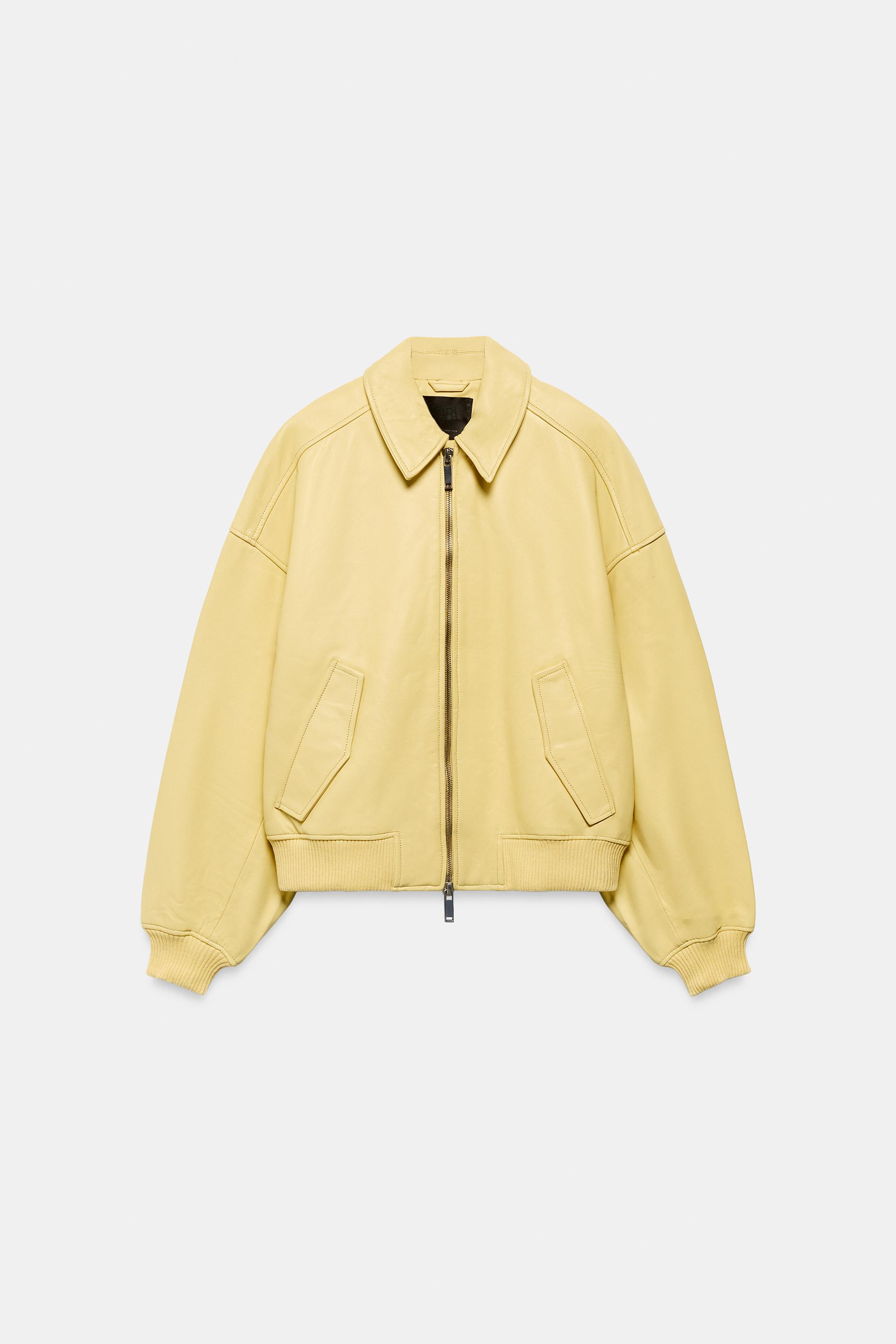 ジャガードボンバージャケット ライトイエロー ジャカードボンバージャケット - ライトイエロー | ZARA Japan / 日本