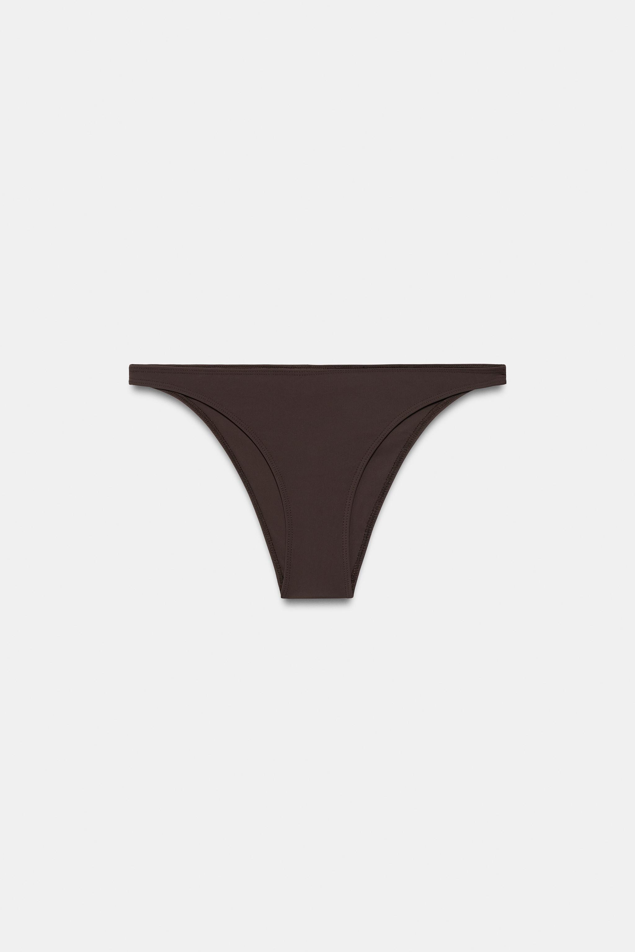 PLAIN BIKINI BOTTOMS — Dark eggplant
