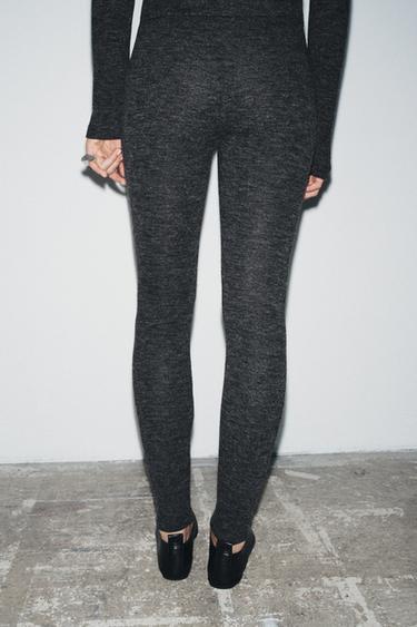 LEGGING SOFT AVEC CEINTURE - Gris anthracite de Zara - Image 4