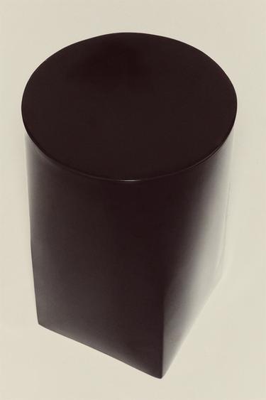 STAINLESS STEEL SIDE TABLE - Black by Zara