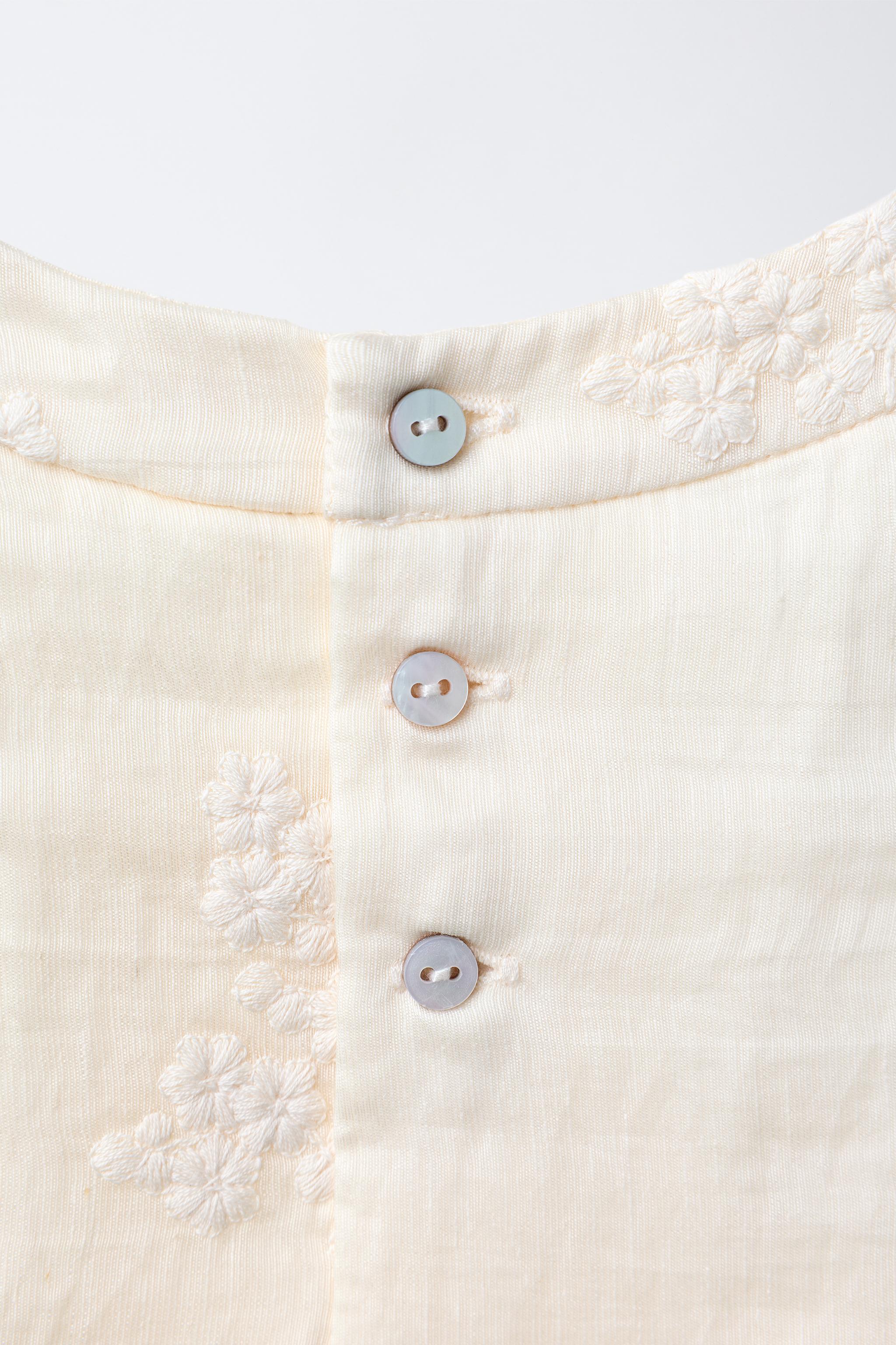 EMBROIDERED FLORAL DRESS