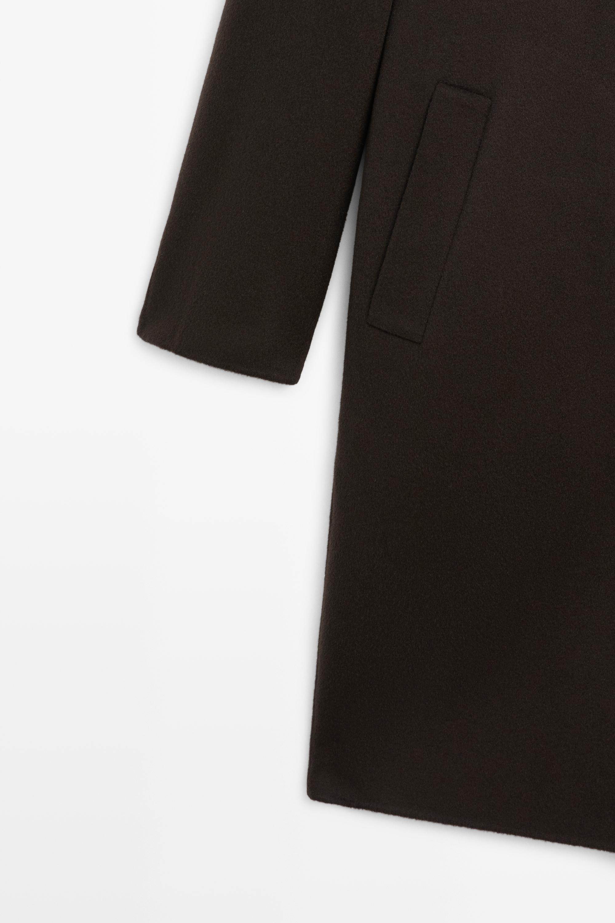Manteau en double étoffe 100 % cachemire