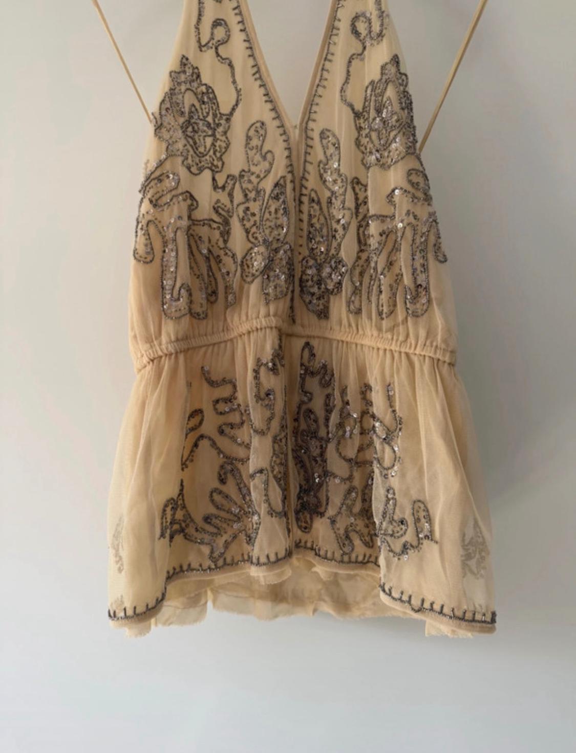 ZW COLLECTION LIMITED EDITION EMBROIDERED HALTER TOP - Image 5