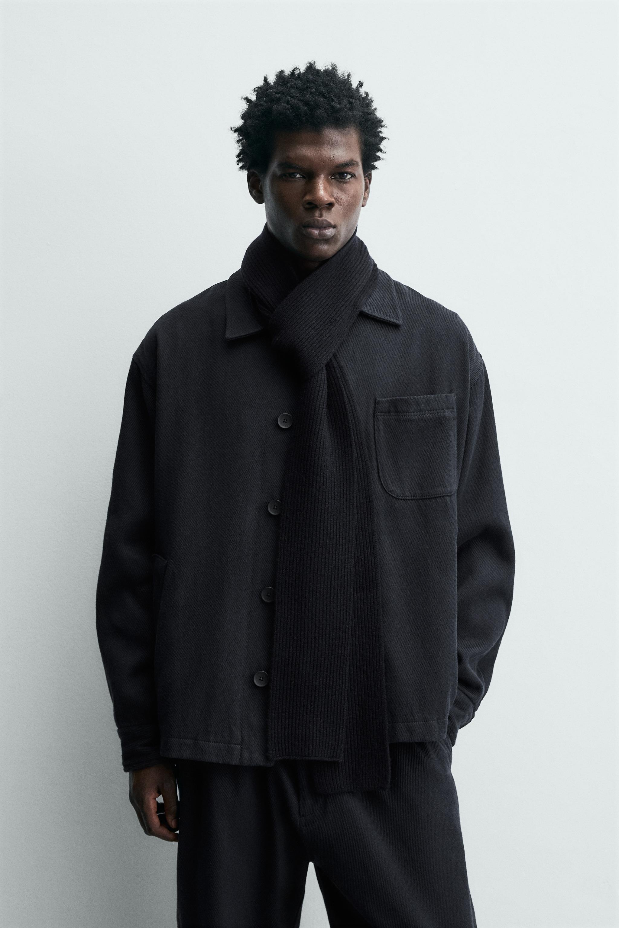 TEXTURED POCKET OVERSHIRT