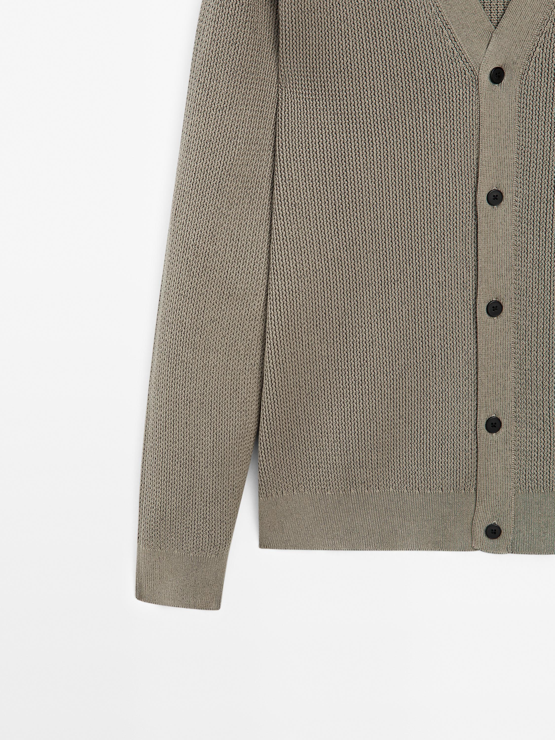 Cardigan 100 % coton