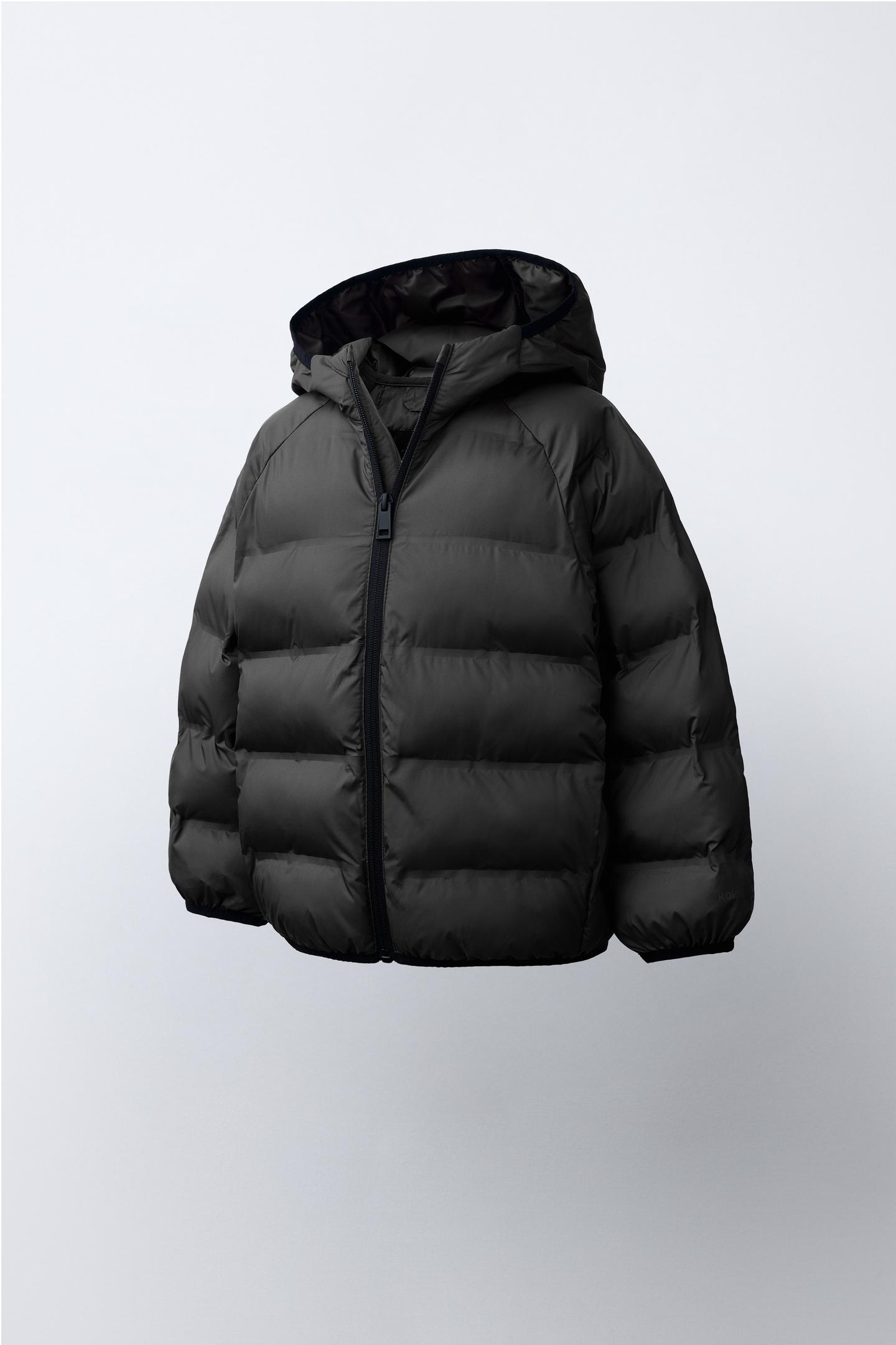 Детская куртка Zara Ultralight Water Repellent, цвет: Чёрный — фото 2