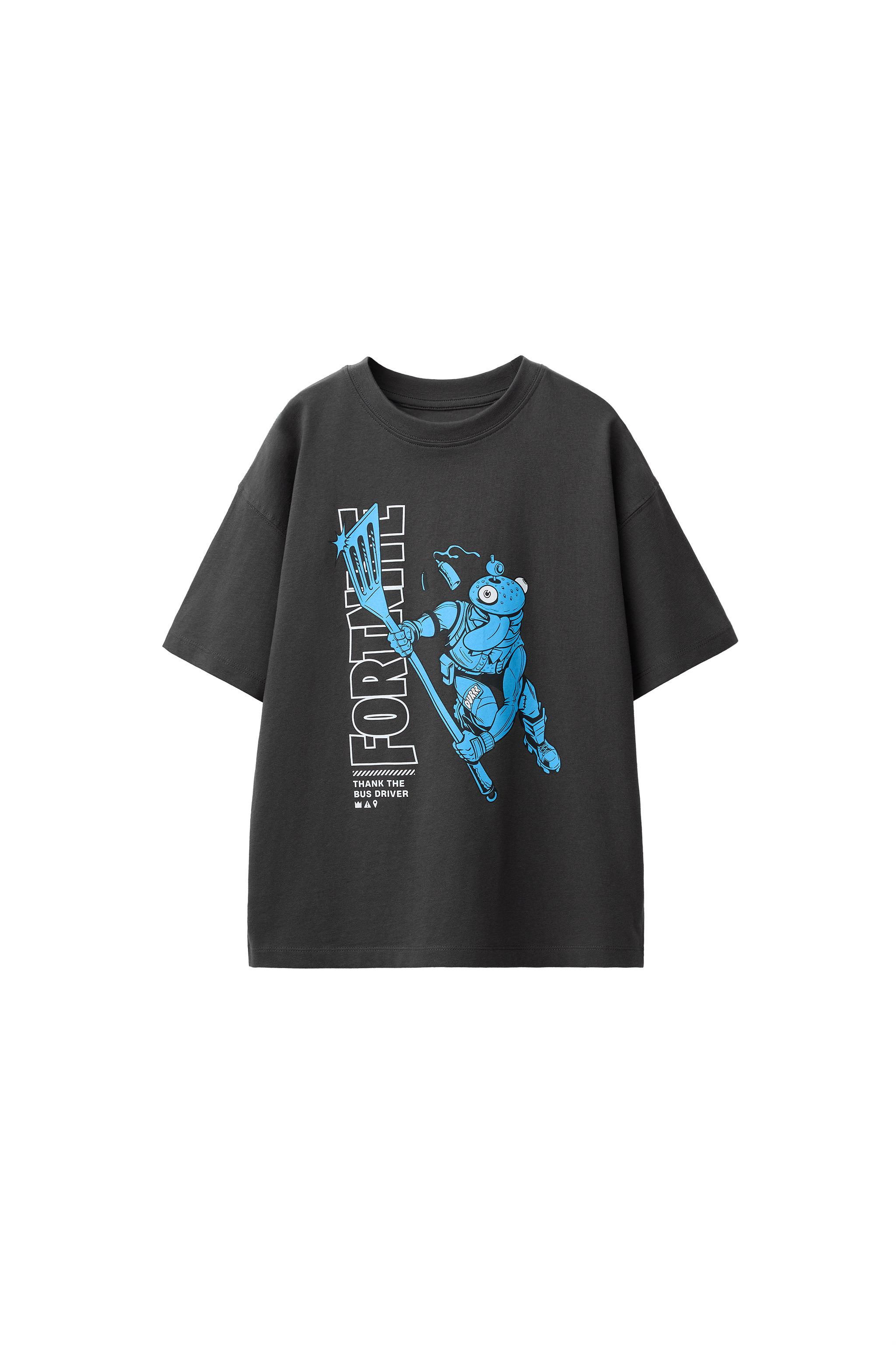 FORTNITE © EPIC GAMES T-SHIRT - Dark anthracite | ZARA United States