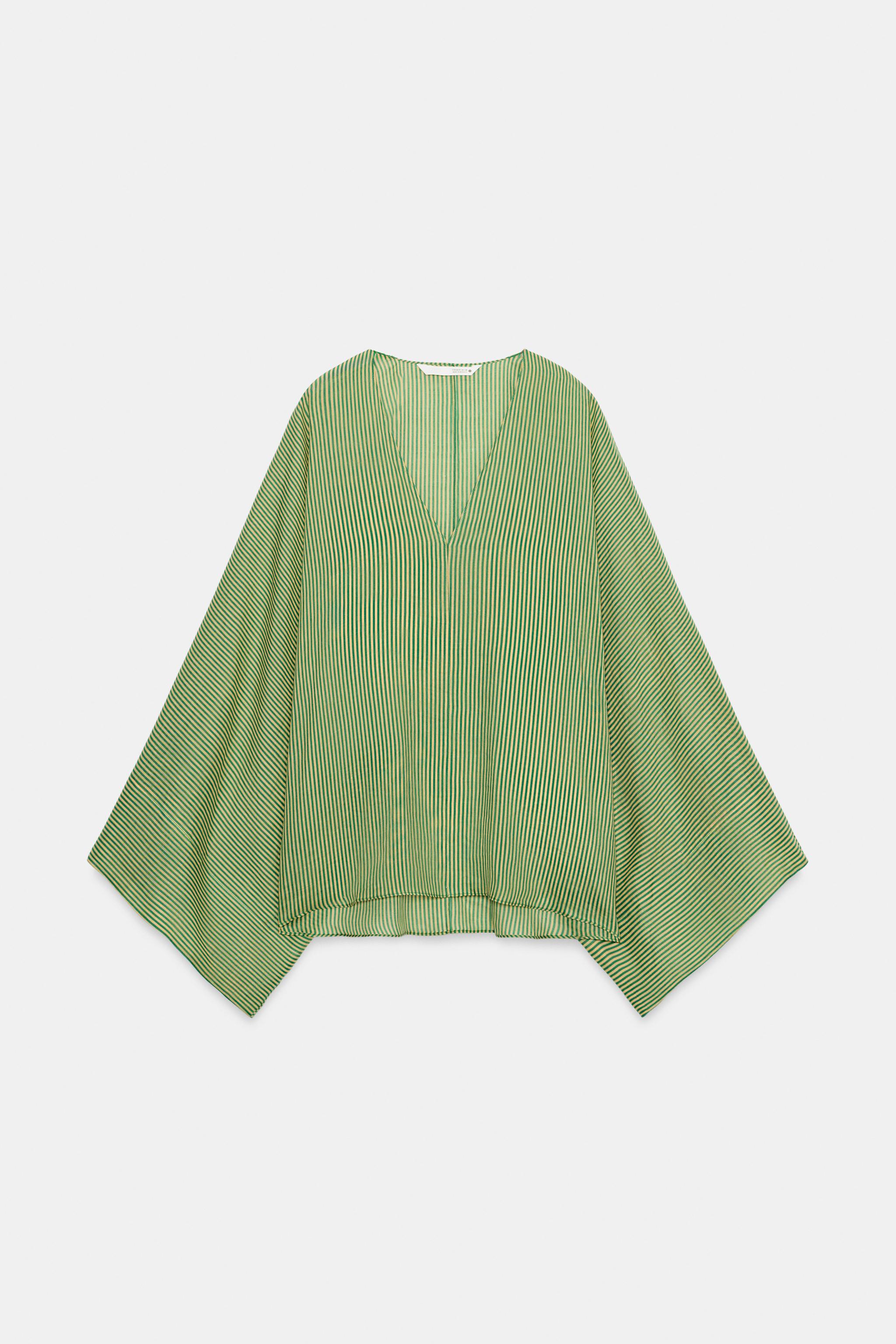 RAMİ KUMAŞ ÇİZGİLİ GÖMLEK ZW COLLECTION - Görsel 6
