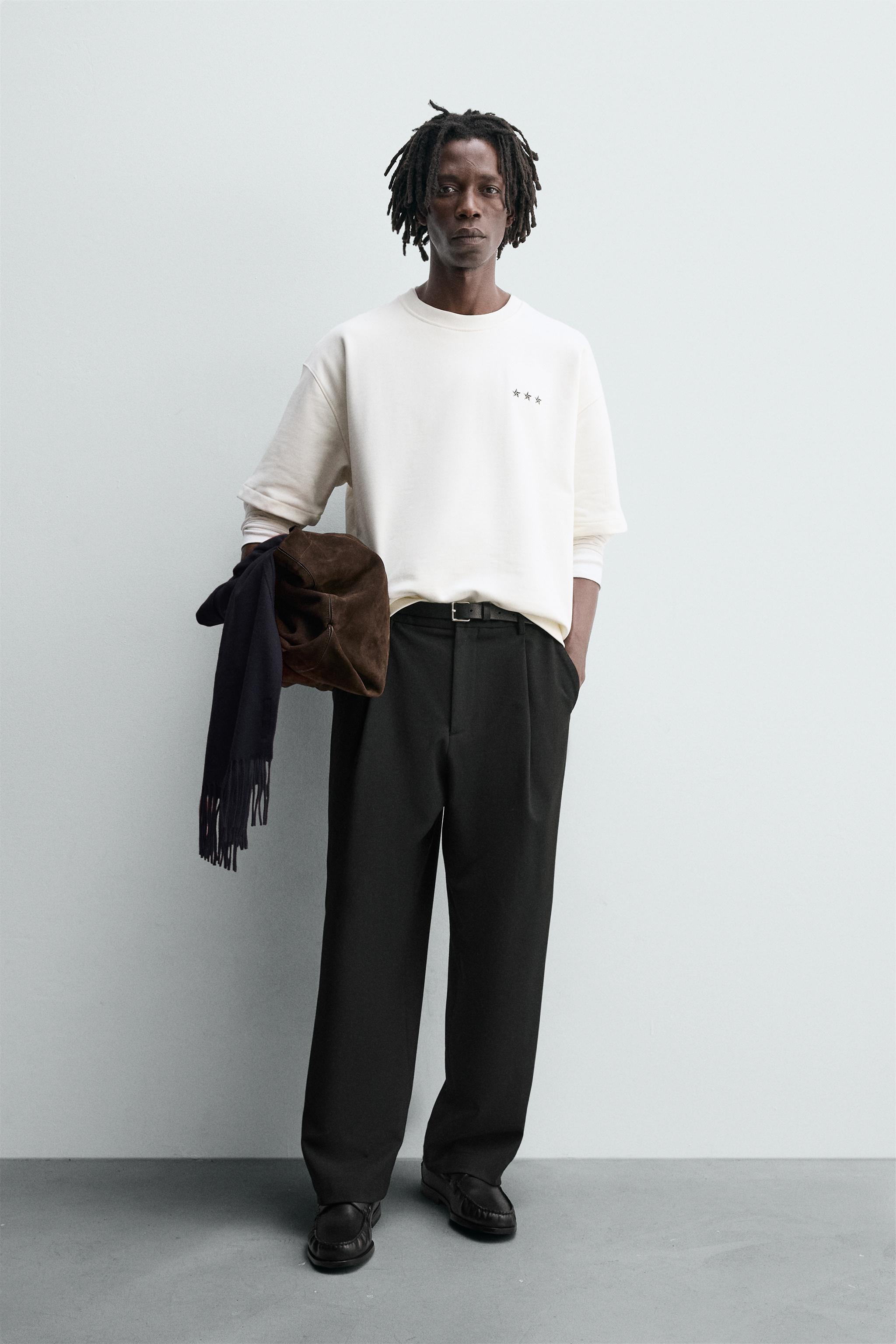SHIELD PRINT SWEATSHIRT - White | ZARA United States