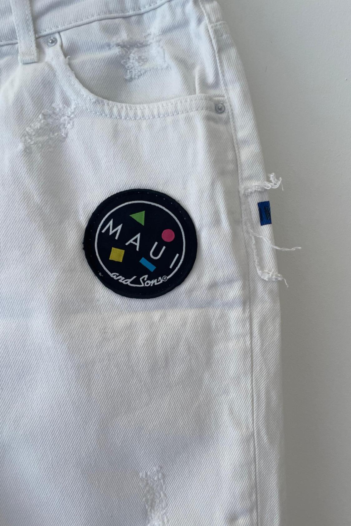 RELAXED FIT JEANS WITH PATCHES - Image 3