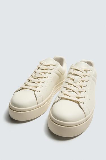 MONOCHROME CHUNKY TRAINERS - Bone White by Zara - Image 1