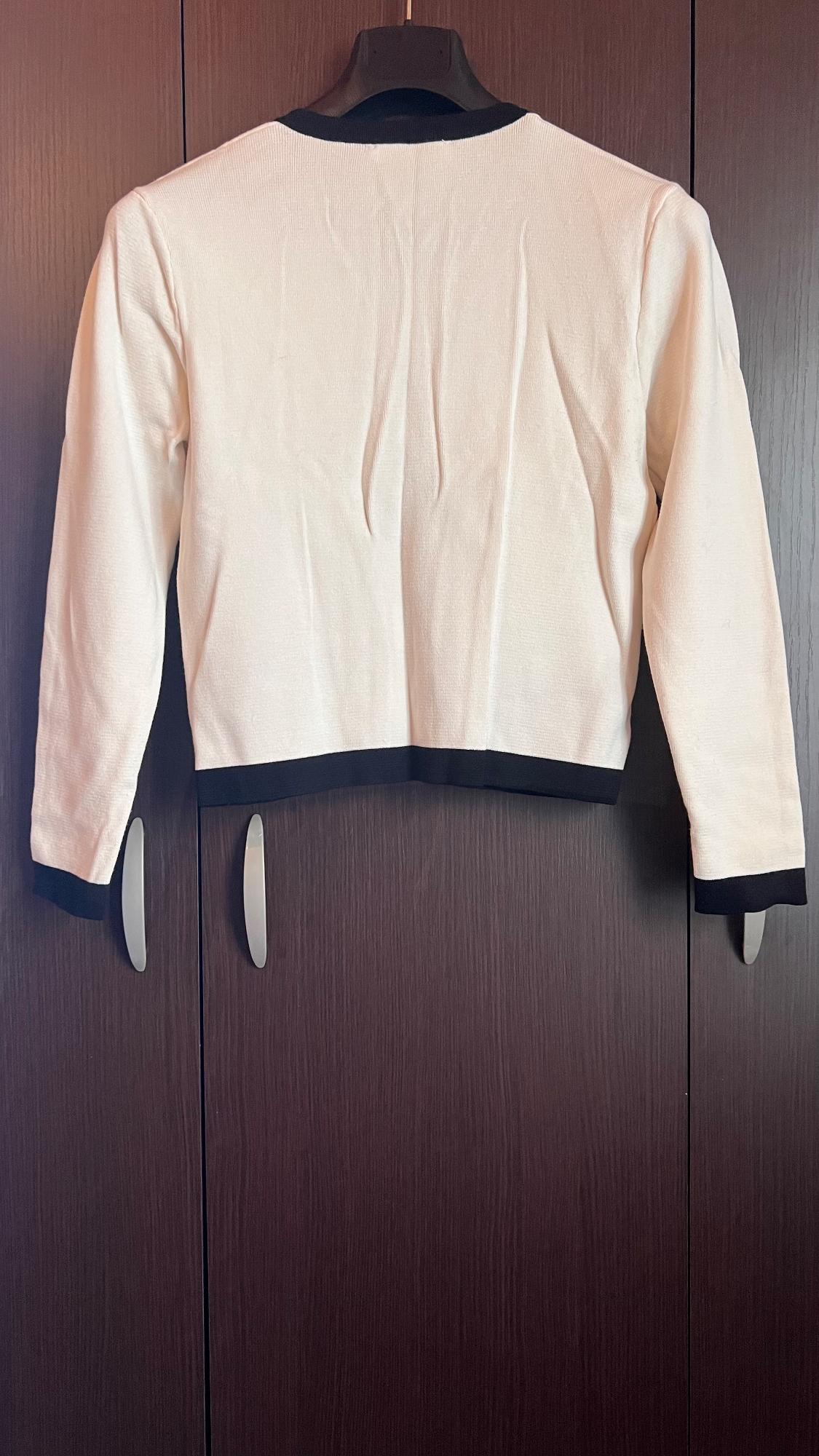 CARDIGAN WITH CONTRASTING TRIMS - Image 3