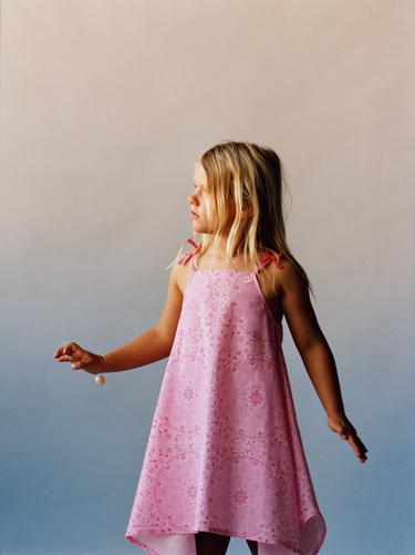 navy blue dress for baby girl Little Moppets Designs added a main image 1