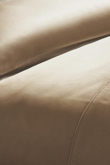 DRAP DE DESSUS SATIN (500 FILS) - Gris taupe de Zara - Image 5