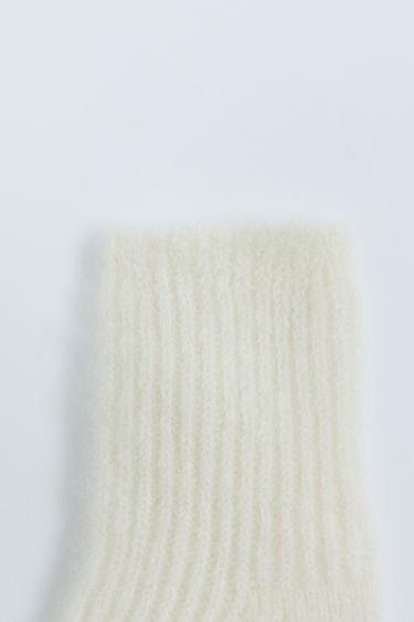 Zara Timeless - Cashmere Socks — Mid-ecru 2