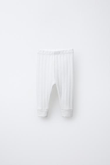 THREE-PACK OF RIBBED LEGGINGS - Pink by Zara - Image 1