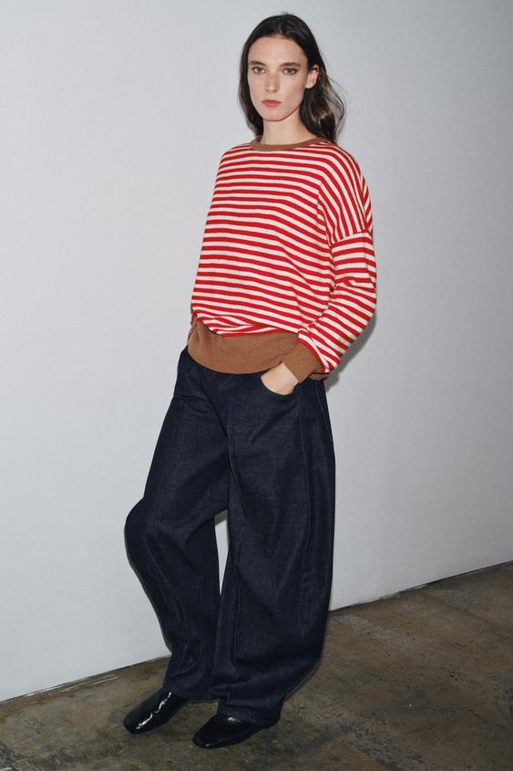 100% WOOL STRIPED JUMPER