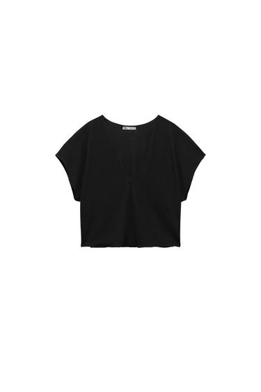 RIBBED T-SHIRT