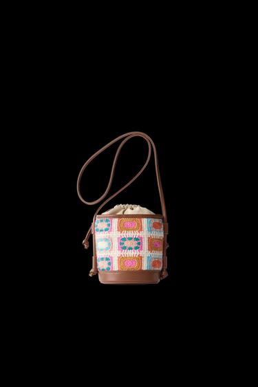 BANDOLERA CROCHET - Marrón de Zara - Imagen 0