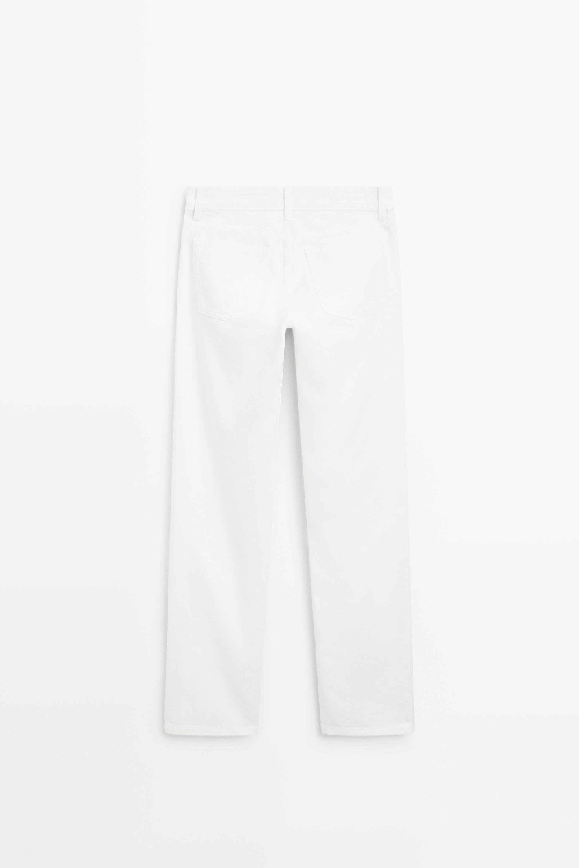 Jean straight taille basse