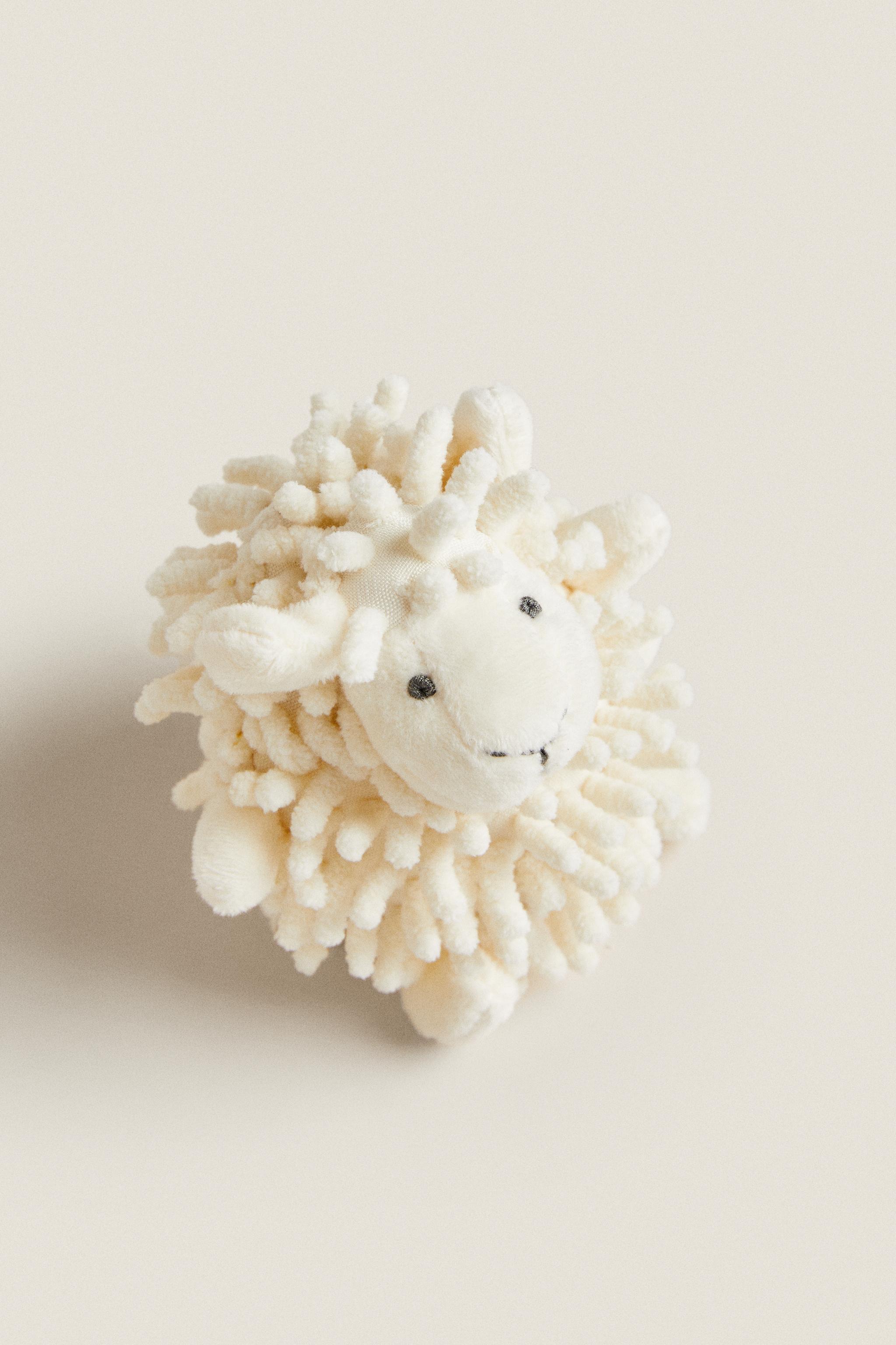 Детские мягкие игрушки Zara KIDS' SHEEP RATTLE PLUSH TOY — фото 2