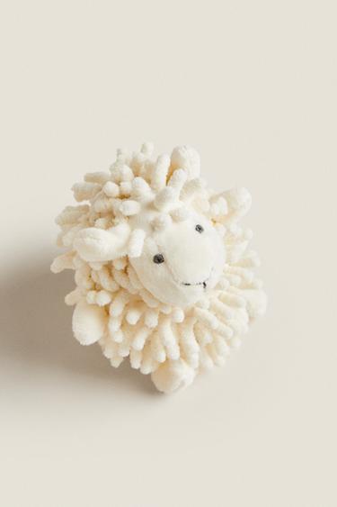 KIDS' SHEEP RATTLE PLUSH TOY — White 2