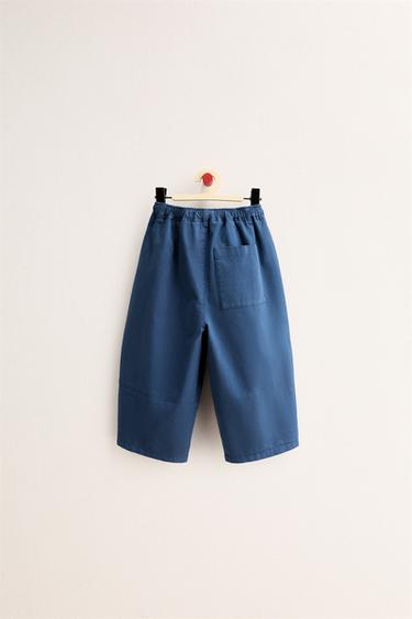 ZARA TIMELESS - PANTALON BALLOON À PINCES - Bleu roi de Zara