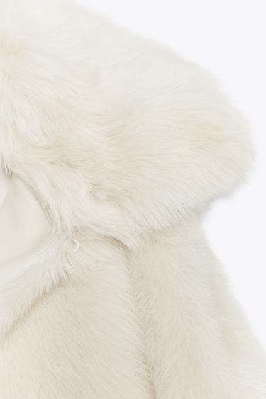 ZW COLLECTION NATURAL SHEEPSKIN COAT - White by Zara - Image 5