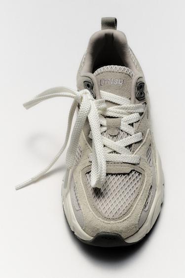 ZAPATILLA DEPORTIVA PIEZAS - Gris de Zara