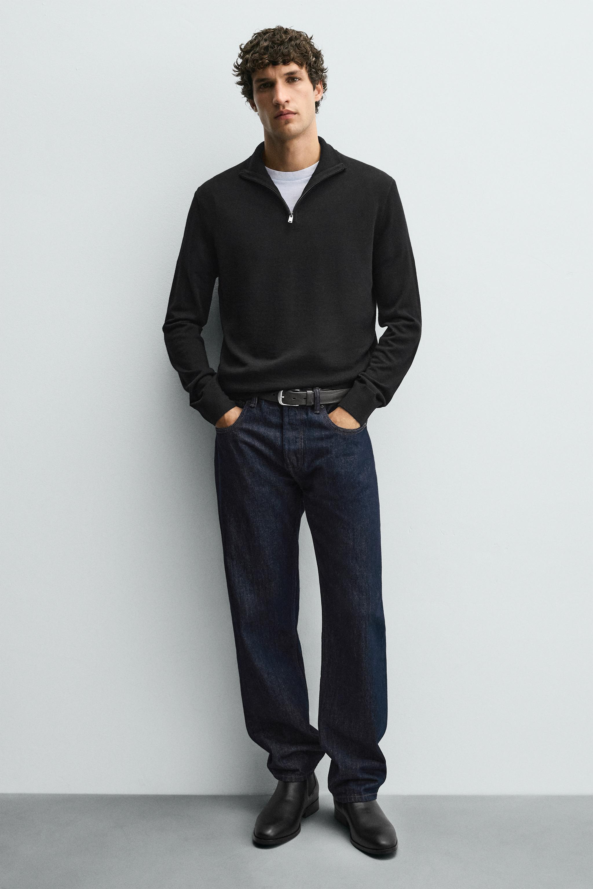 ZARA メンズ チェルシーブーツ ZARA - ZARA(ザラ) VIBRAM レザーチェルシーアンクルブーツ