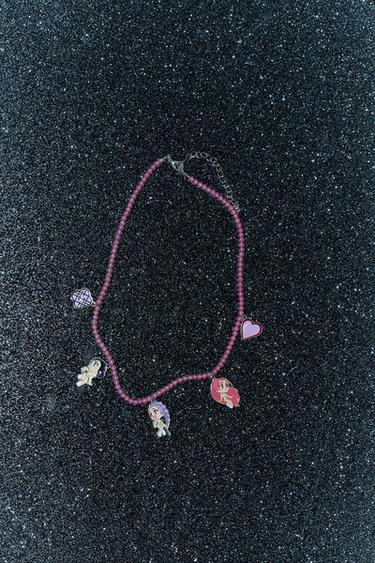 KPOP DEMON HUNTERS™ NETFLIX © MULTICHARM NECKLACE - Light pink by Zara